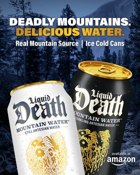 Liquid Death ad